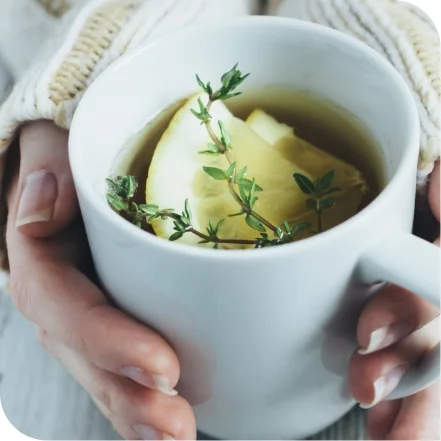 Taza de bebida caliente 