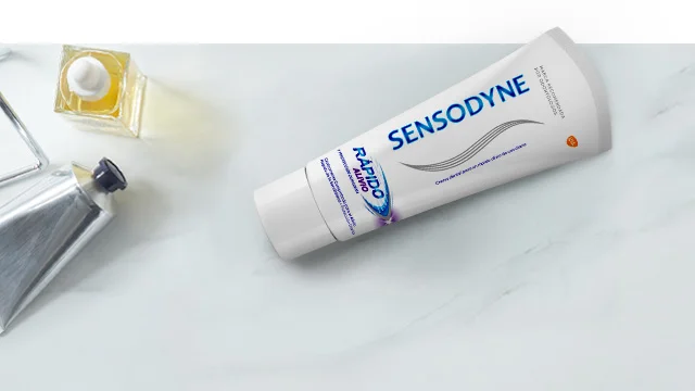 Banner de pasta dental Sensodyne 