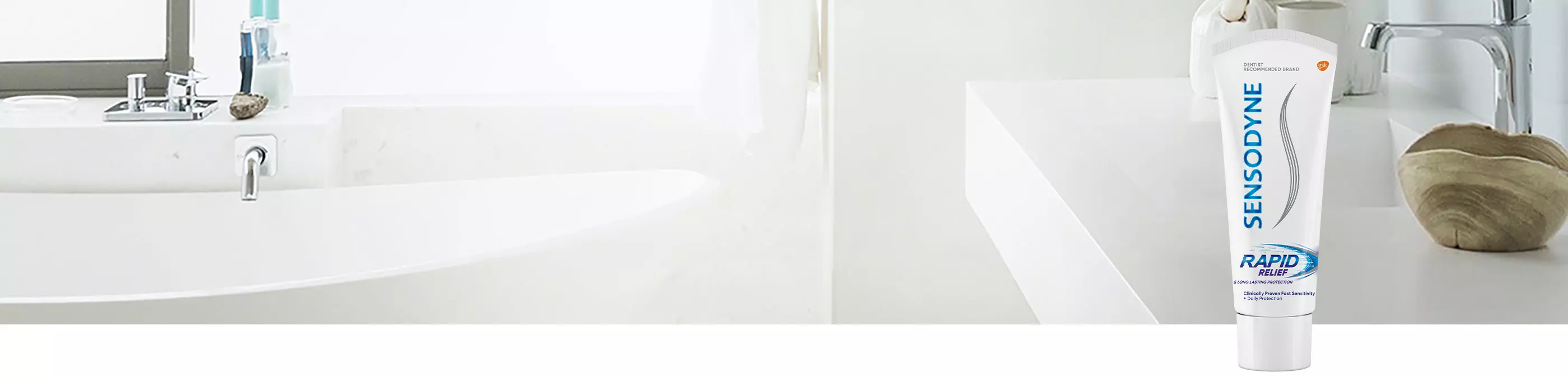 Sensodyne products can help with tooth sensitivity caused by acid erosion and gum recession